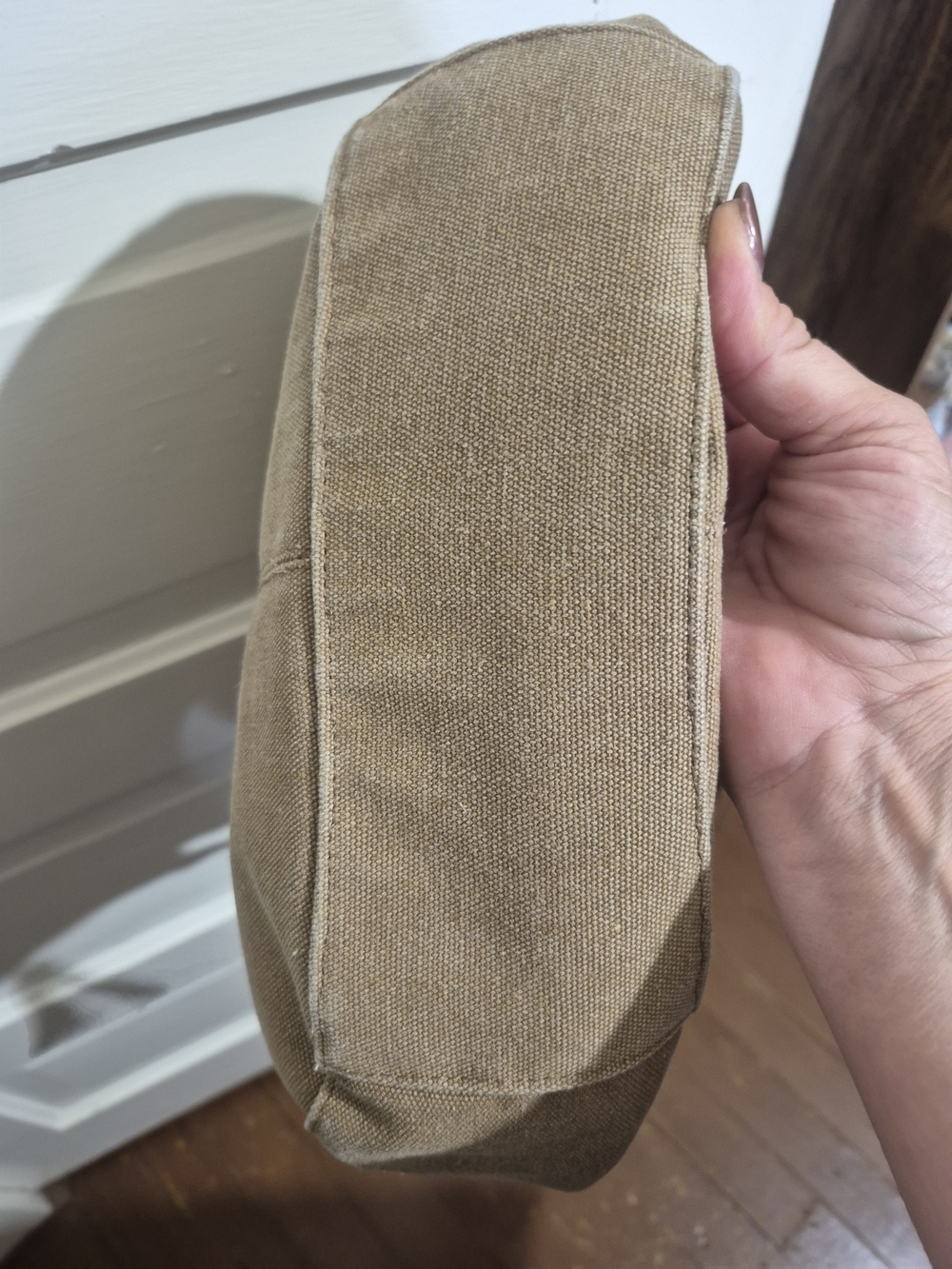 High Ground HG Canvas Hobo Shoulder Bag Khaki Brown Large Everyday Tote Tassel - Picture 11 of 11